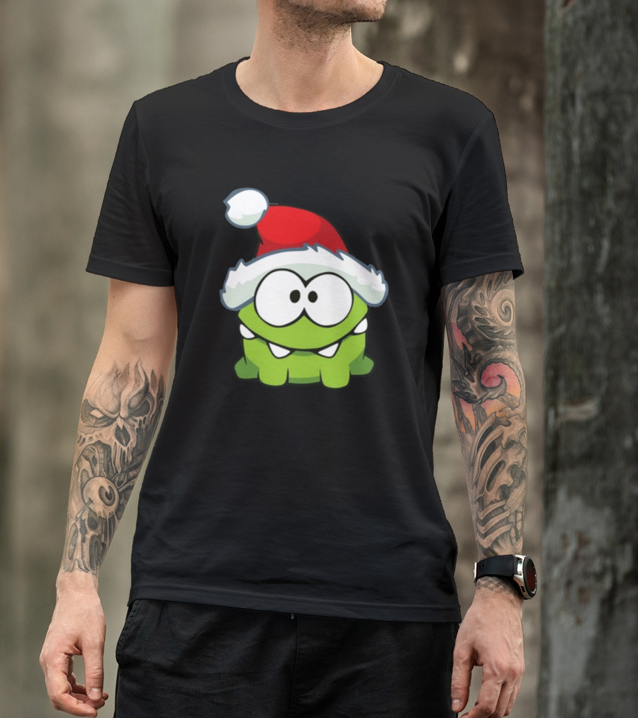 Santa Hat Om Nom T-Shirt