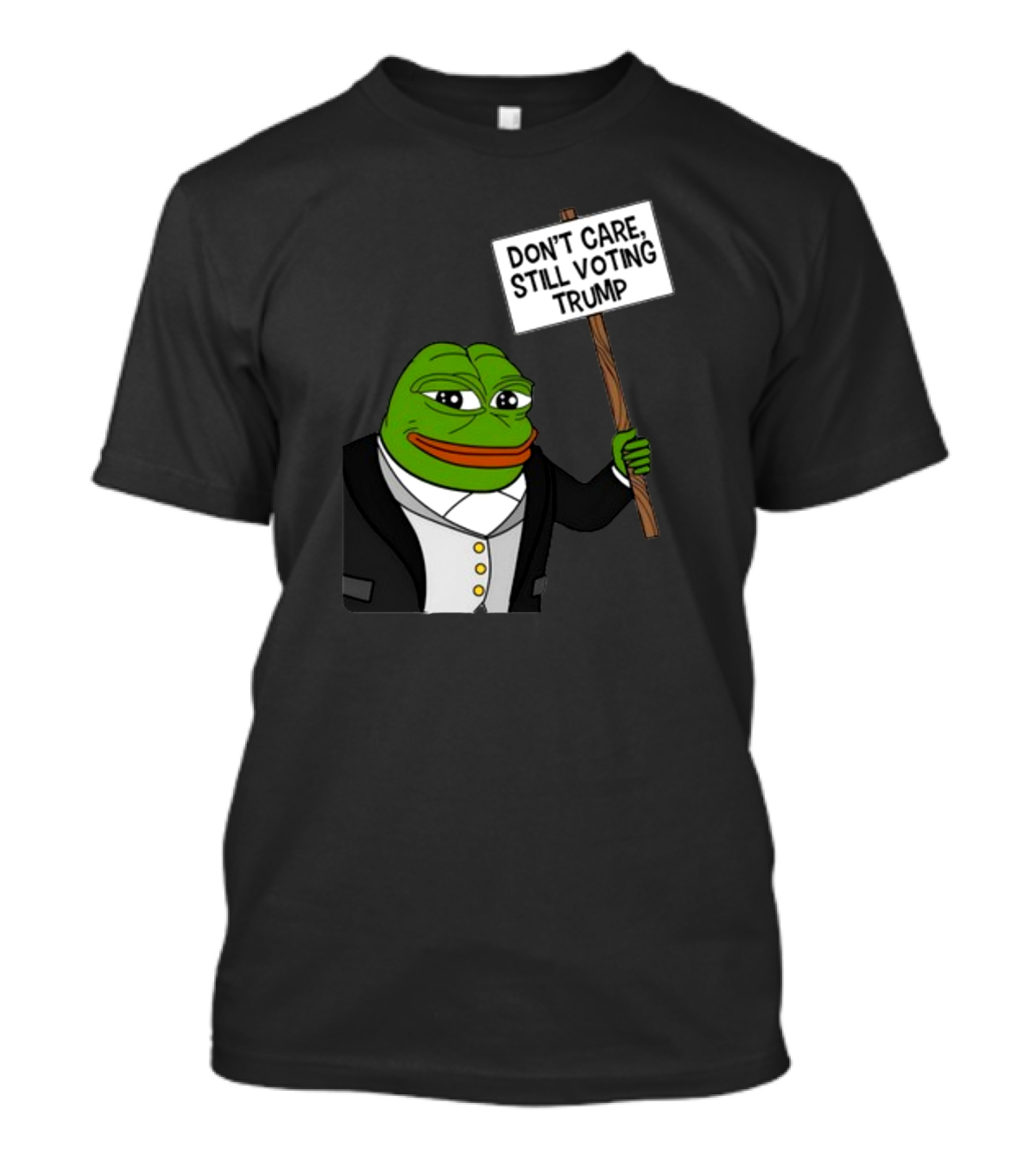 Brenden Dilley Don't Care Still Voting Trump Pepe Meme T-Shirt
