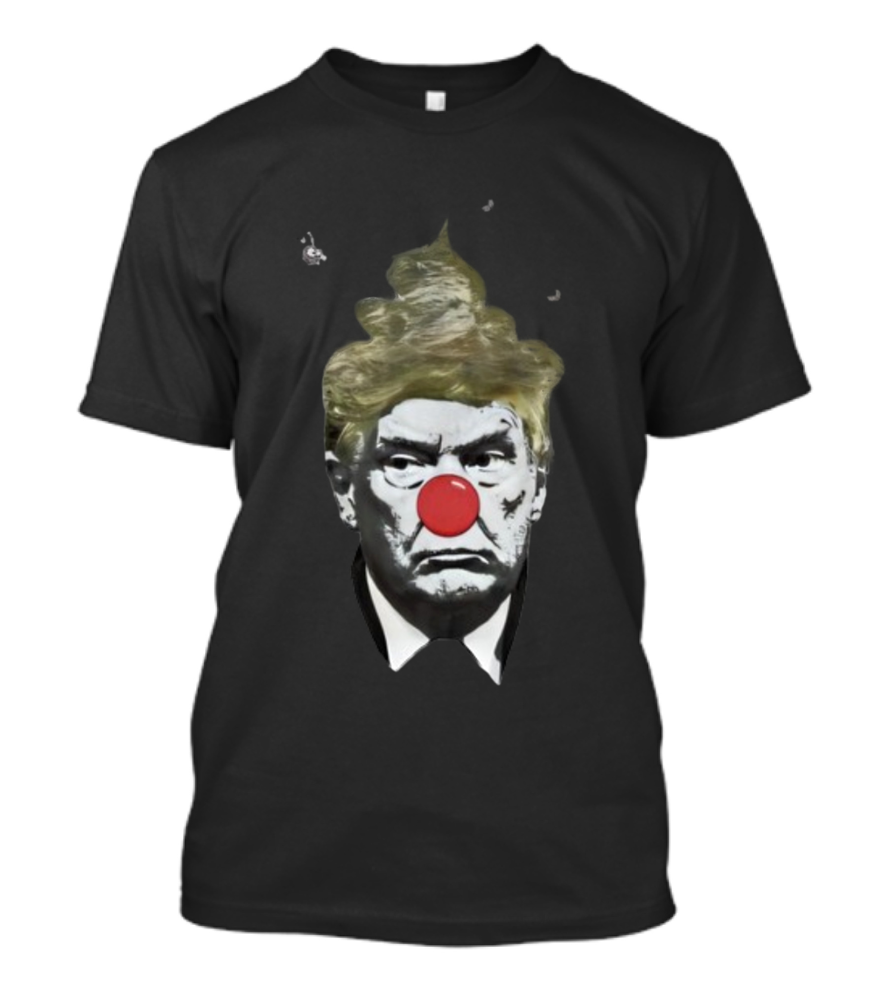 Trump The Clown Nose Red Face Hair T-Shirt