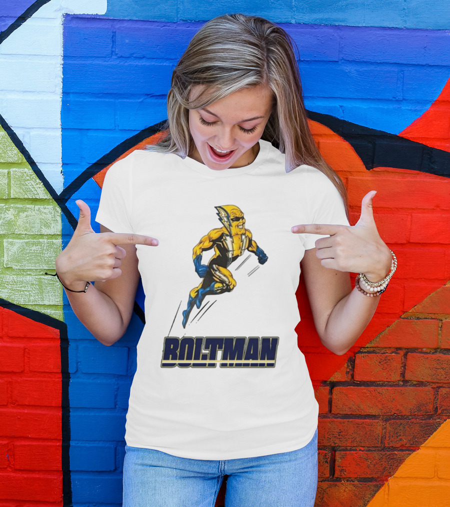 Boltman Superhero With Lightning Costume T-Shirt