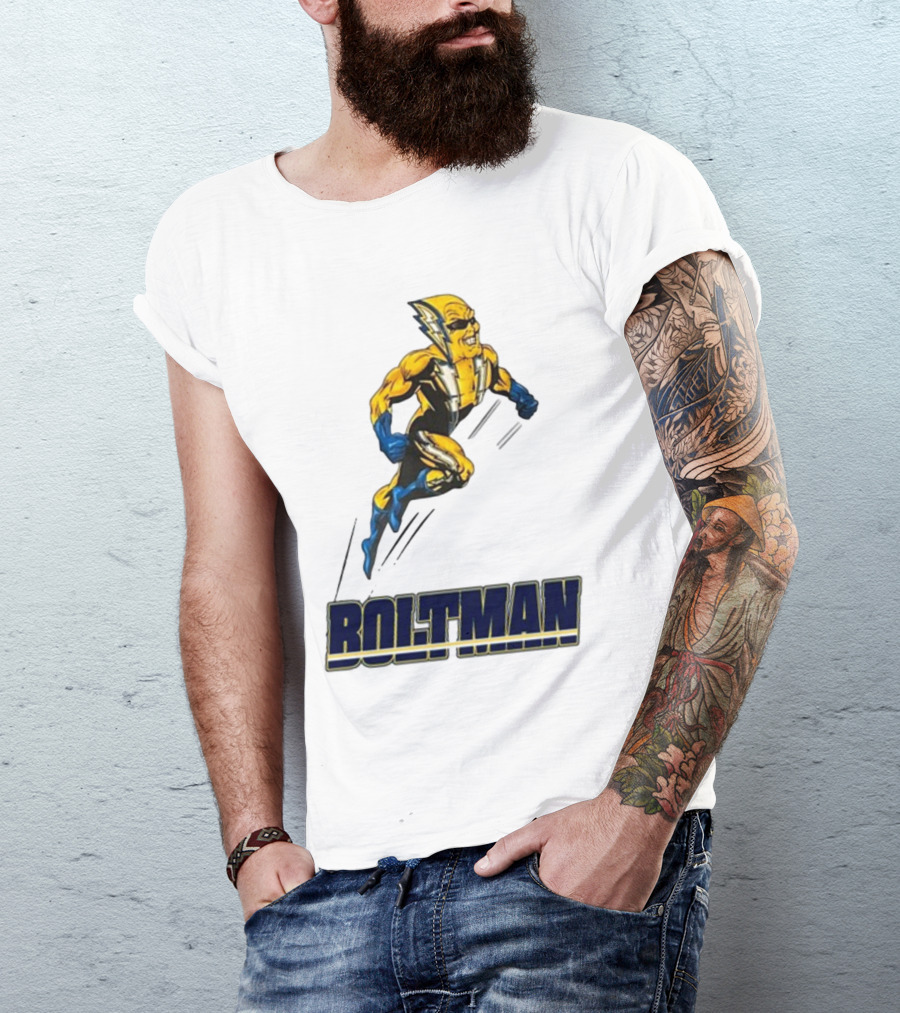 Boltman Superhero With Lightning Costume T-Shirt