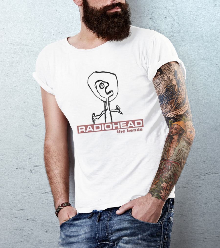 Radiohead The Bends Album Cover Artwork Xiushoegaze T-Shirt