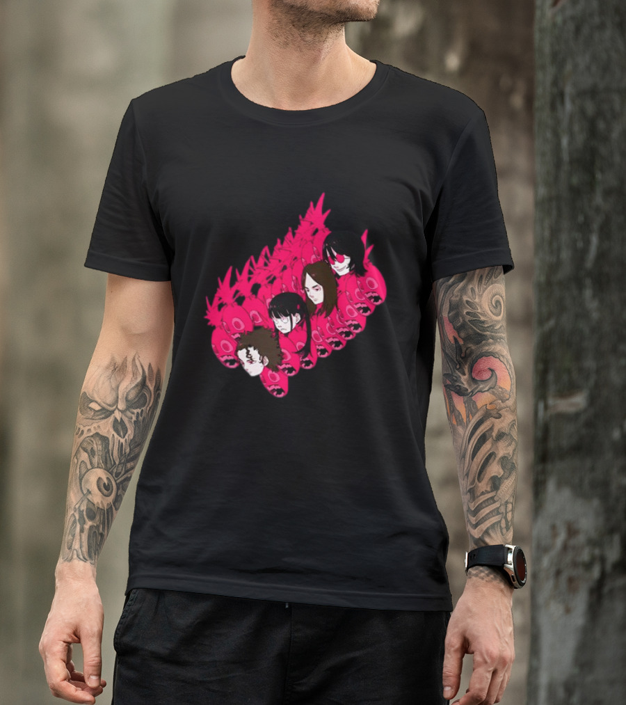 Concert Exclusive Jun Inagawa Pink Monster Characters T-Shirt