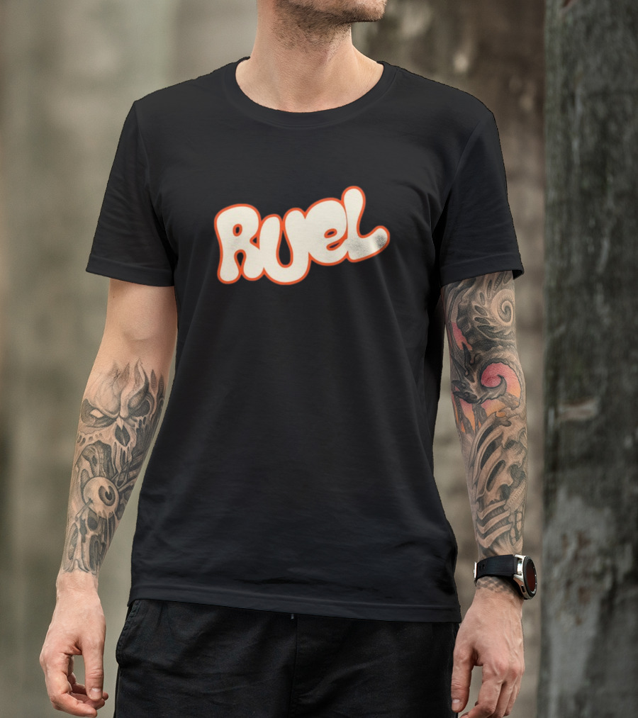 Ruel Puff Text T-Shirt