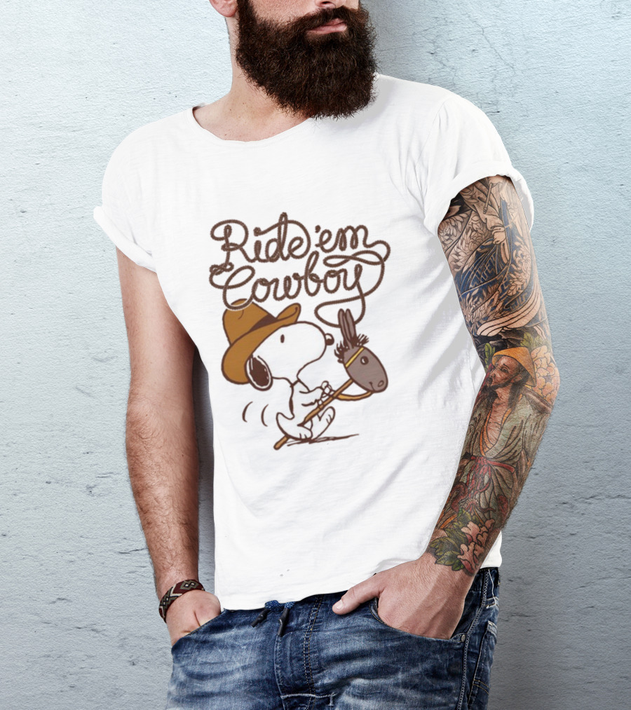 Ride Em Cowboy Snoopy T-Shirt