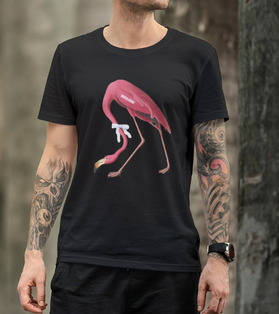 Mixoloshe Flamingo Team Crewneck T-Shirt