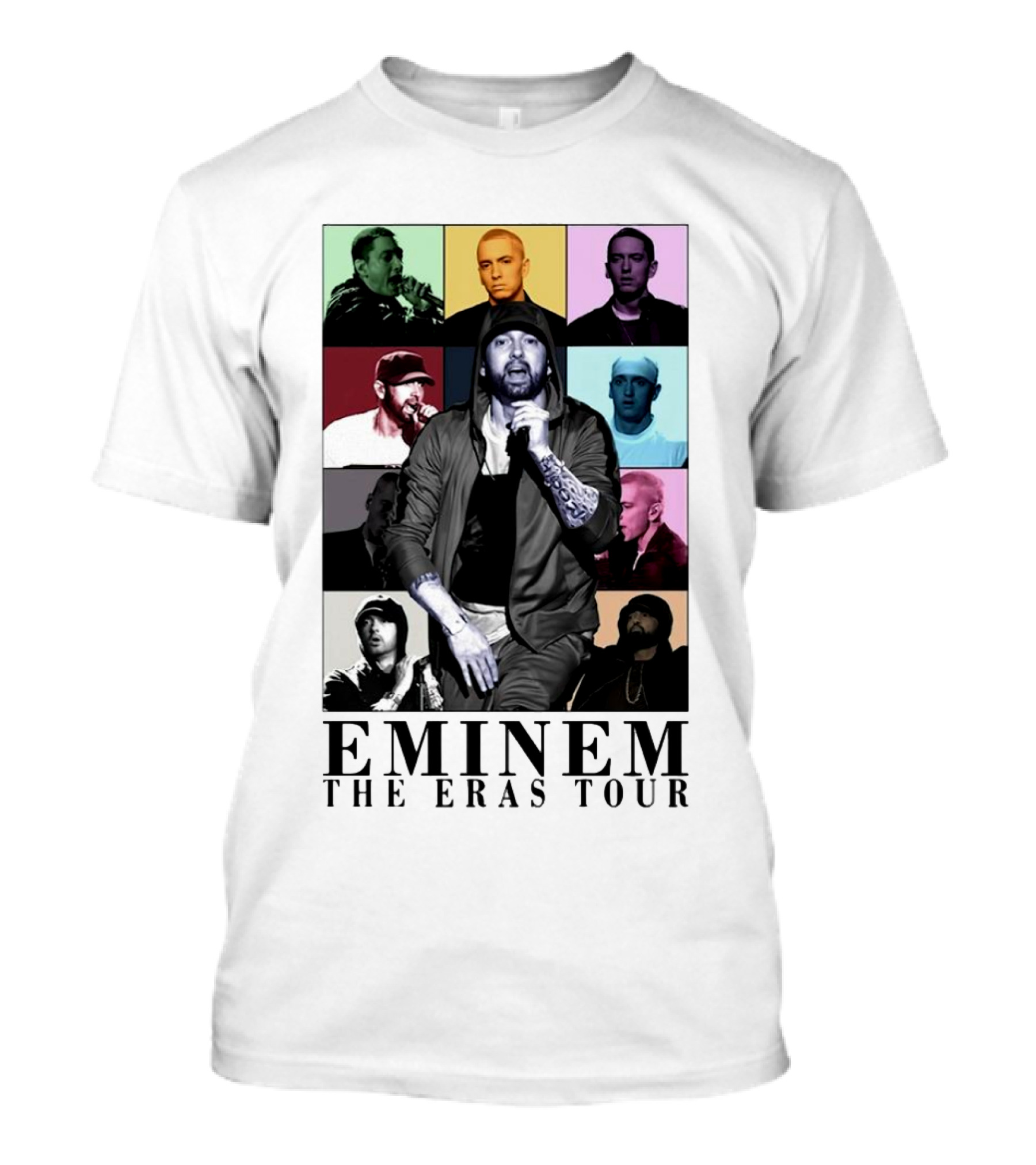 Eminem The Eras Tour Music Concert Collage T-Shirt
