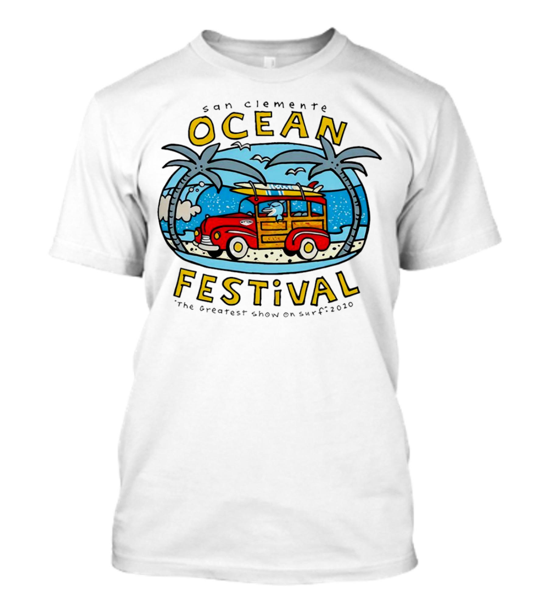 San Clemente Ocean Festival The Greatest Show On Surf 2010 T-Shirt