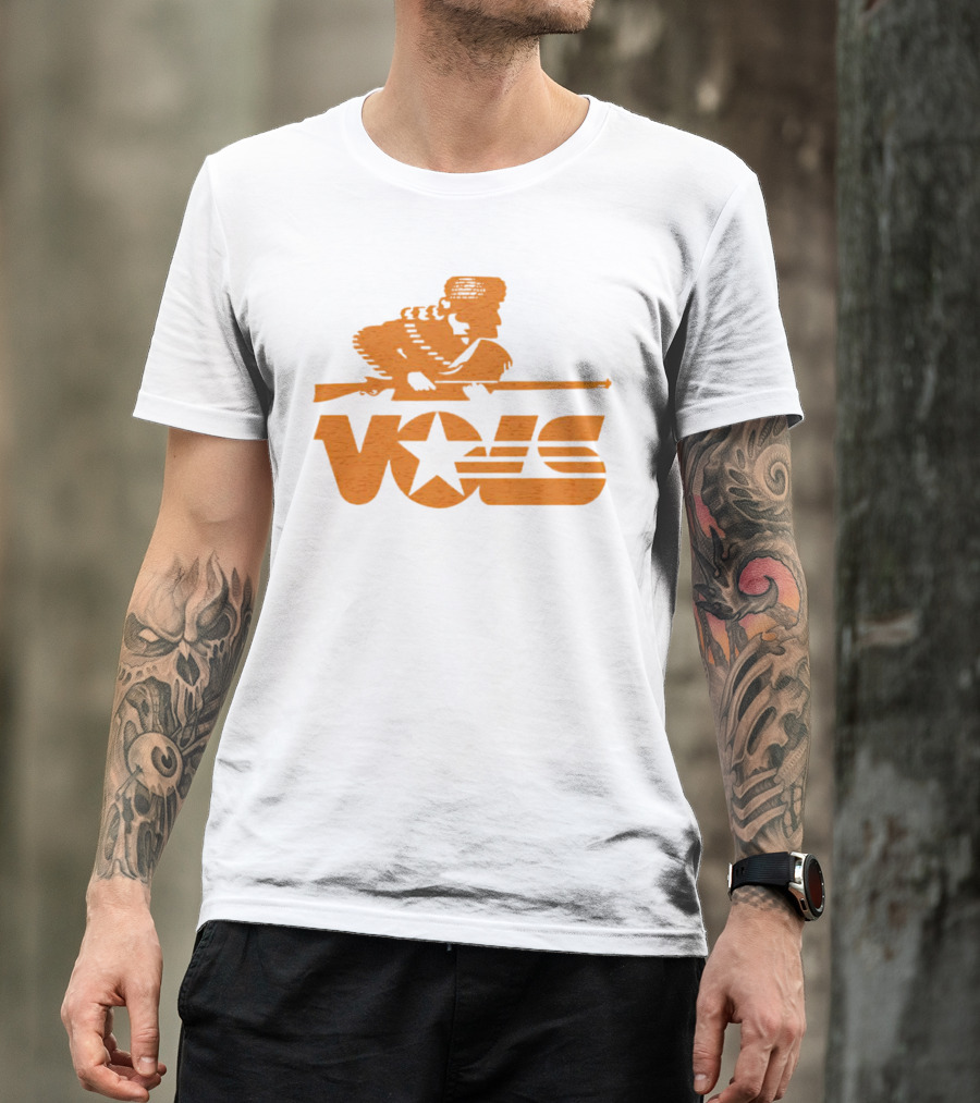 Tennessee Vols Vintage Rifle Star Retro T-Shirt