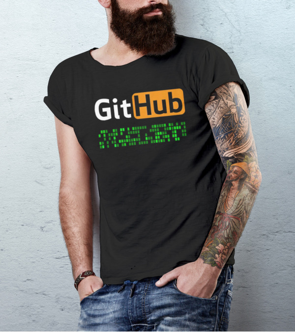 GitHub Code Contribution Squares T-Shirt