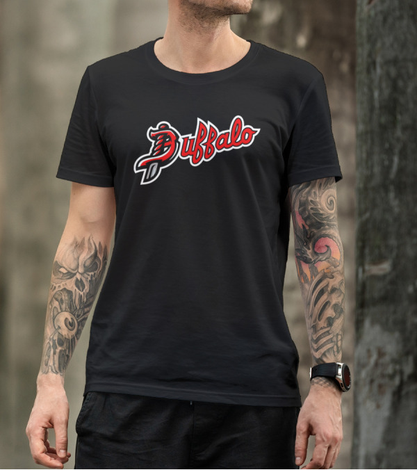 Buffalo Script With Sword T-Shirt
