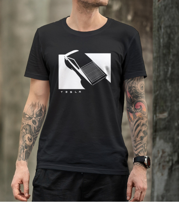 Tesla Cybertruck Monochrome Concept T-Shirt