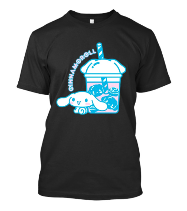 Cinnamoroll Bubble Tea Cup Pastel Cute Character T-Shirt