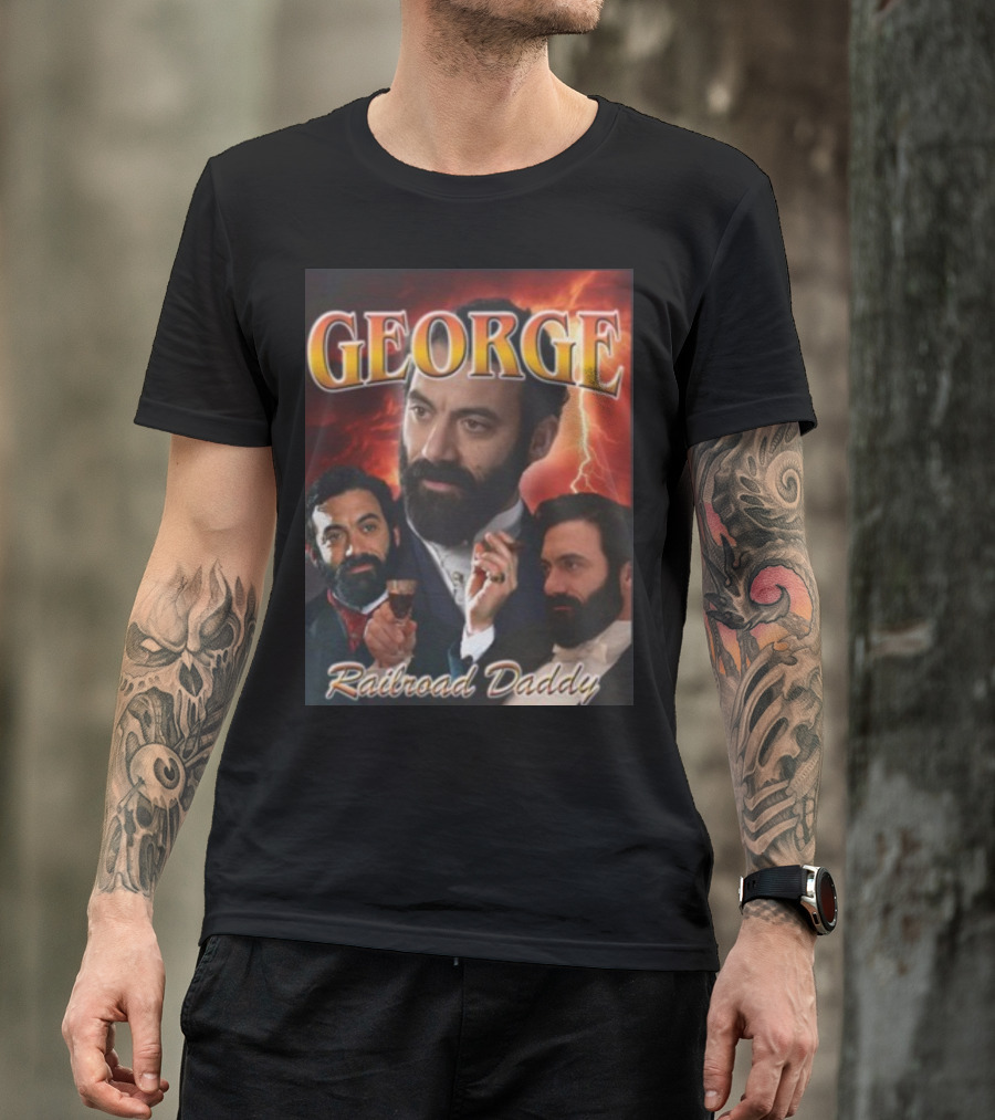 George Mummydearestpodcast Railroad Daddy T-Shirt