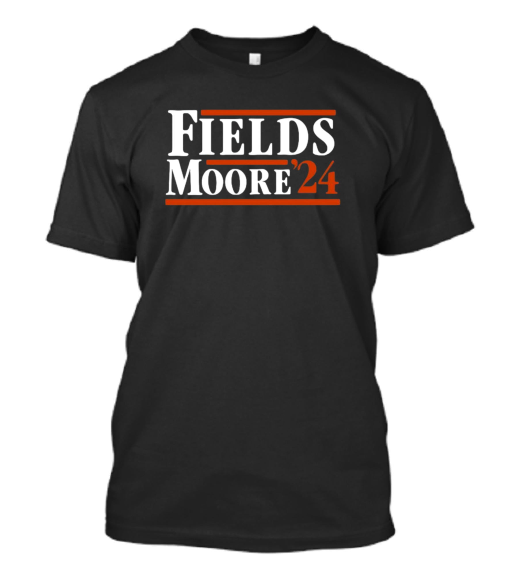 Fields Moore '24 Bold Election Campaign-Style T-Shirt