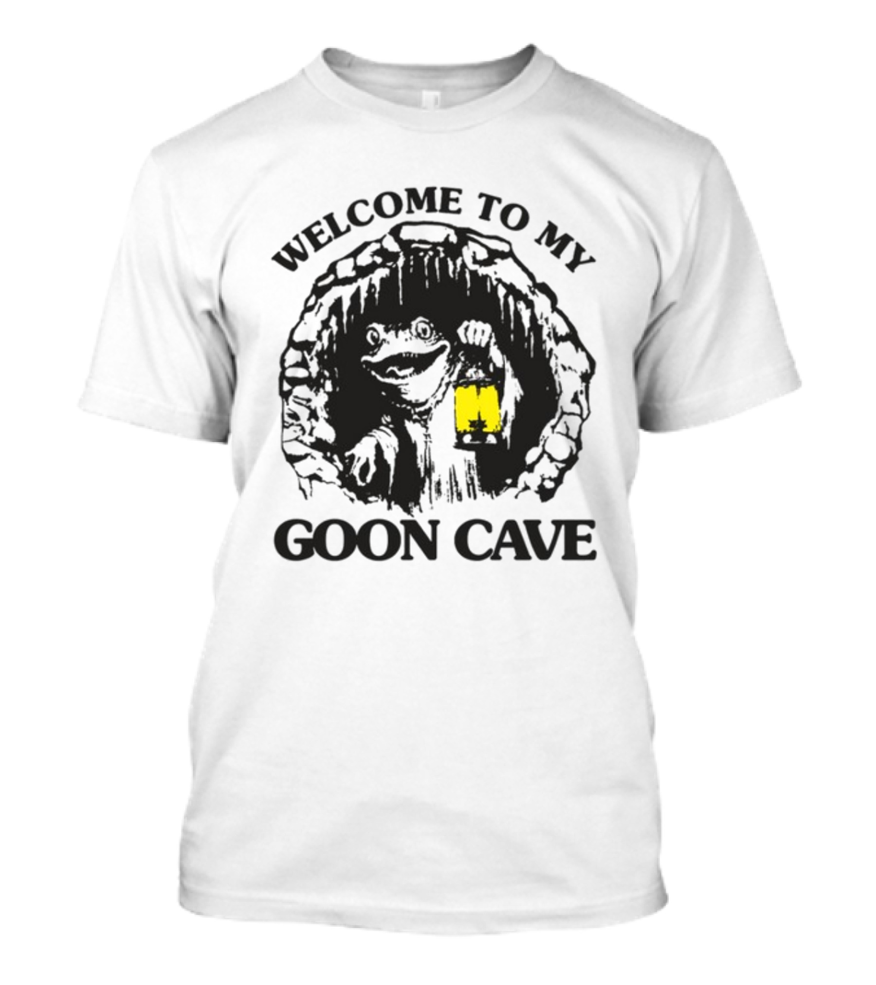 Welcome To My Goon Cave Frog Lantern T-Shirt