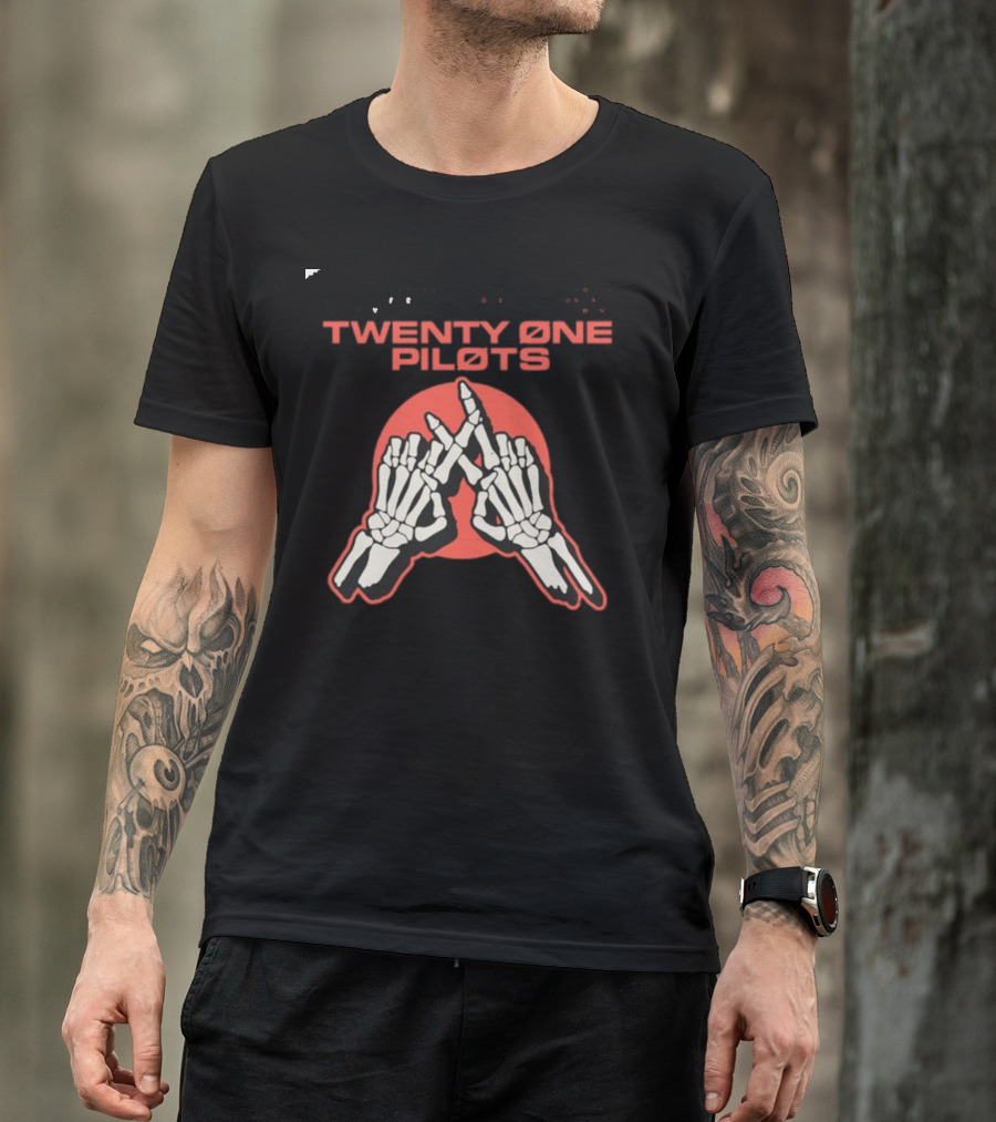 Twenty One Piløts Skeleton Hands I Created This World To Feel Some Control T-Shirt
