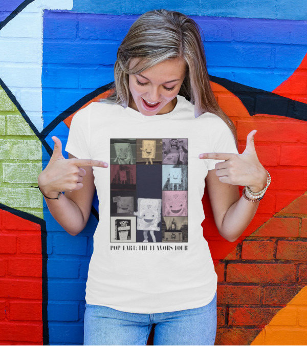 Pop-Tart The Flavors Tour Jeff Topolski Retro Montage T-Shirt