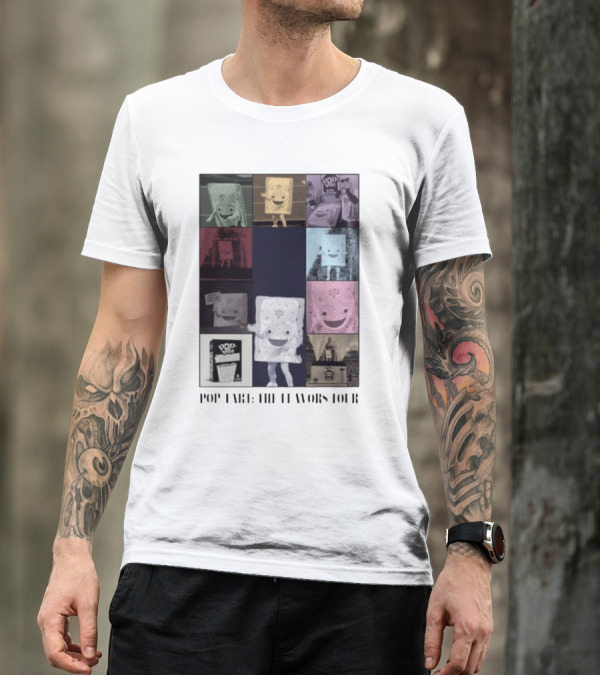 Pop-Tart The Flavors Tour Jeff Topolski Retro Montage T-Shirt