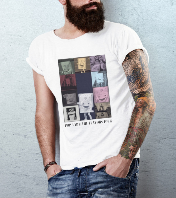 Pop-Tart The Flavors Tour Jeff Topolski Retro Montage T-Shirt