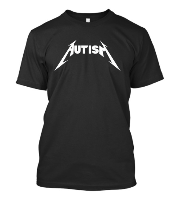Metal-Inspired Autism Awareness Dippy T-Shirt