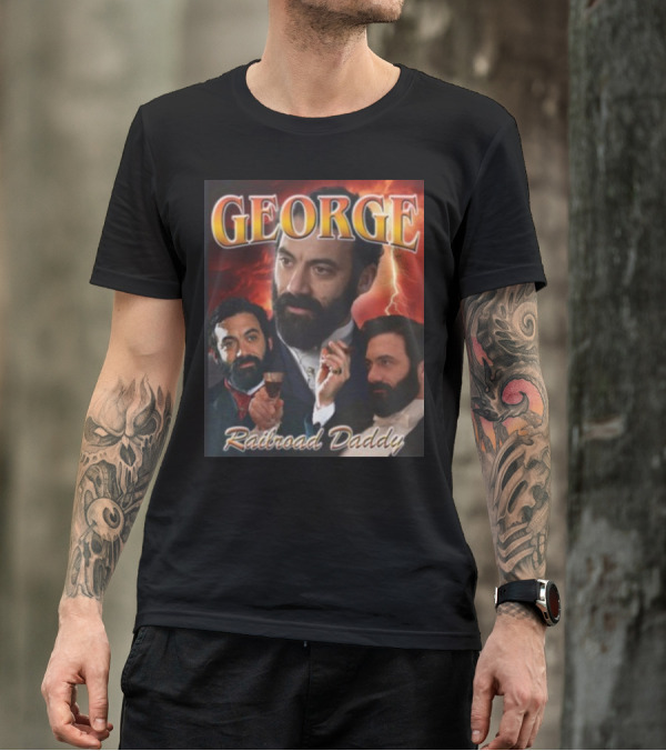 GEORGE Railroad Daddy Mummy Dearest Podcast T-Shirt