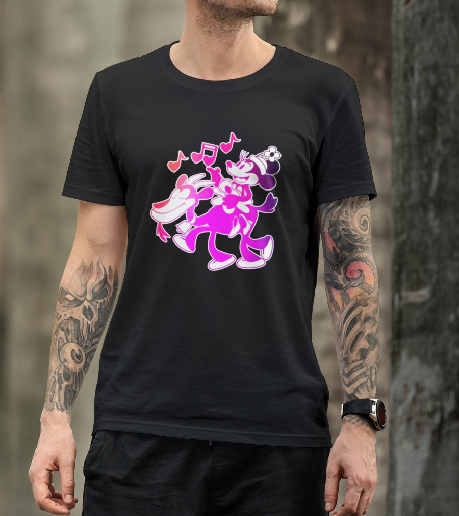 Pixelkitties Steamboat Minerva Musical Adventure Retro Cartoon T-Shirt