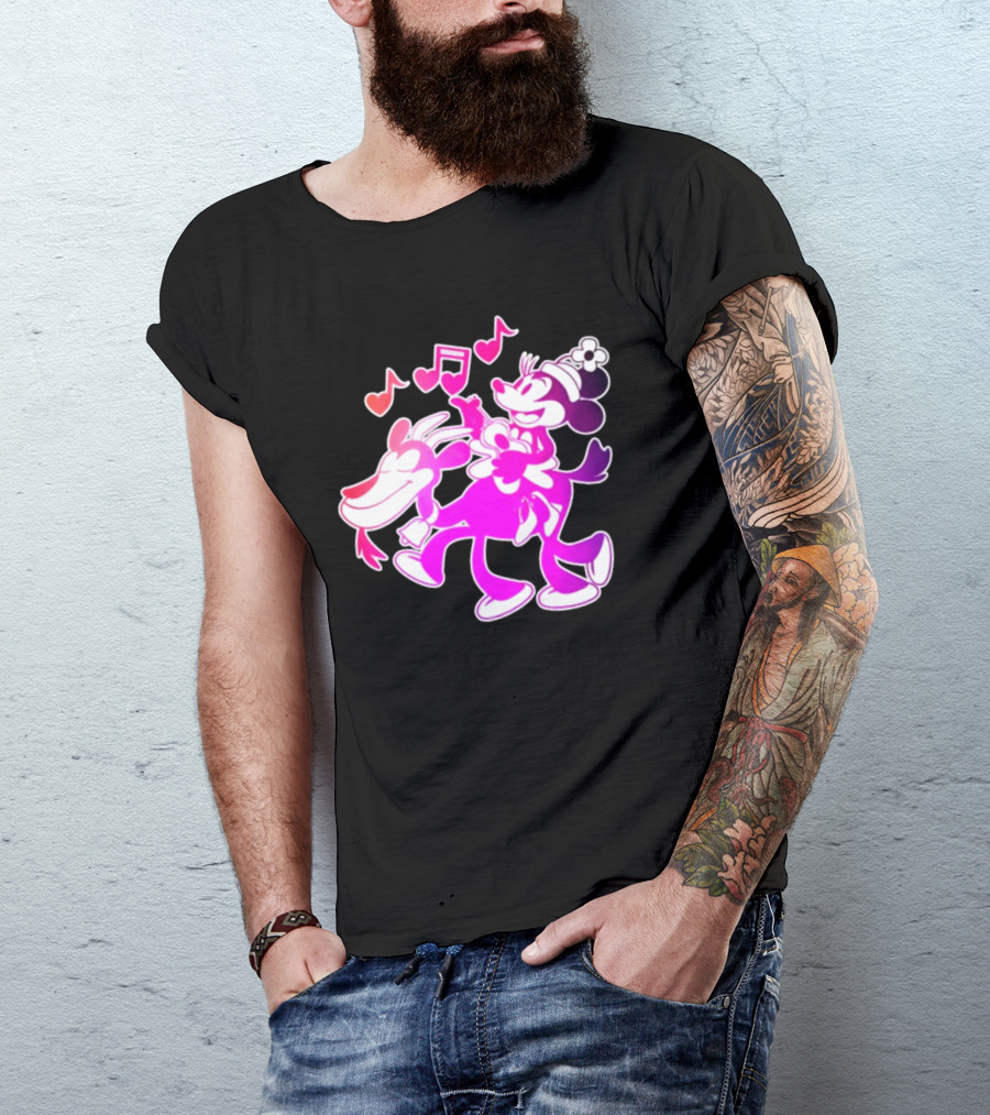 Pixelkitties Steamboat Minerva Musical Adventure Retro Cartoon T-Shirt