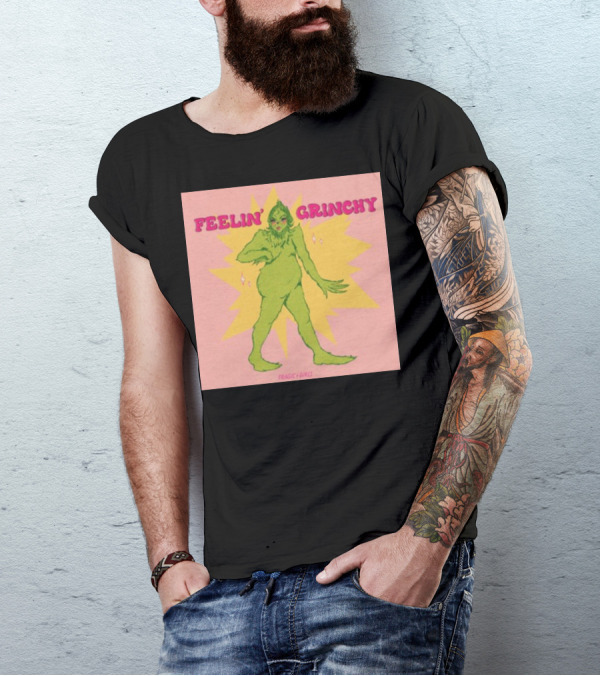 Feelin’ Grinchy Tragicgirls Retro Green Character T-Shirt