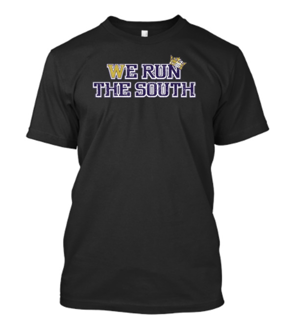 Huskies We Run The South Crown T-Shirt