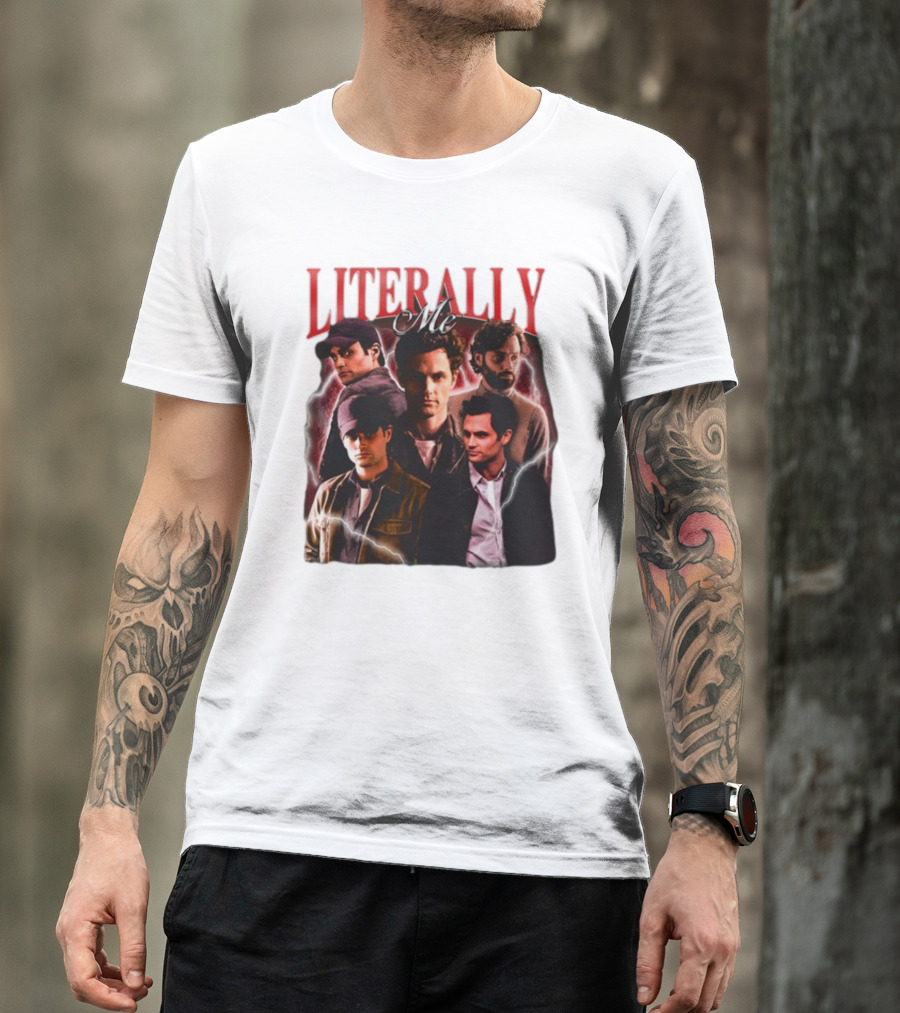 Notsafeforwear Joe Goldberg Literally Me Collage T-Shirt
