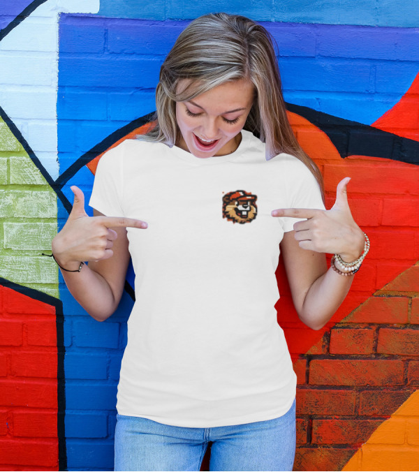 Digital Dam The Pac 2 Oregon State Beaver Retro Pixel T-Shirt