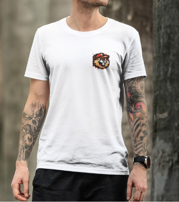 Digital Dam The Pac 2 Oregon State Beaver Retro Pixel T-Shirt
