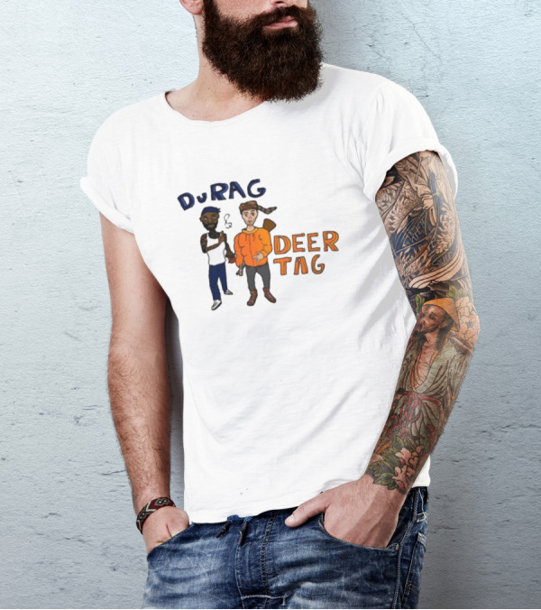 Topbananausa Store Durag Deer Tag T-Shirt