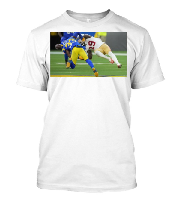 Nick Scott Tackling Deebo Samuel NFL Matchup T-Shirt