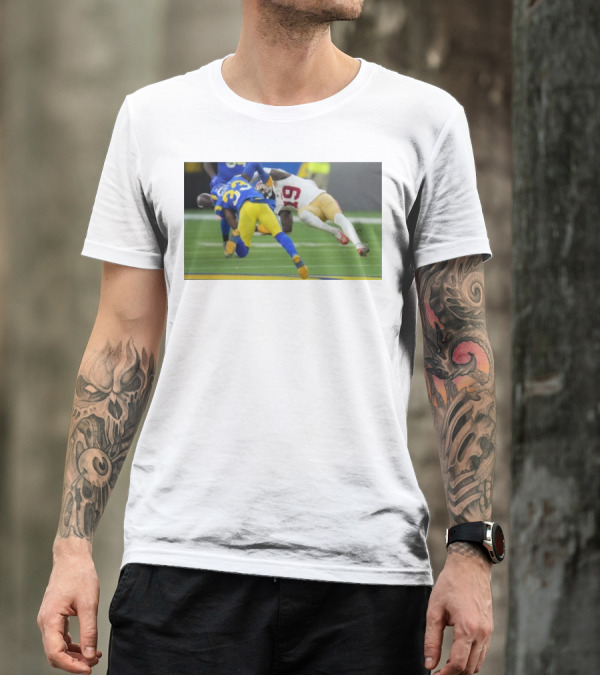 Nick Scott Tackling Deebo Samuel NFL Matchup T-Shirt