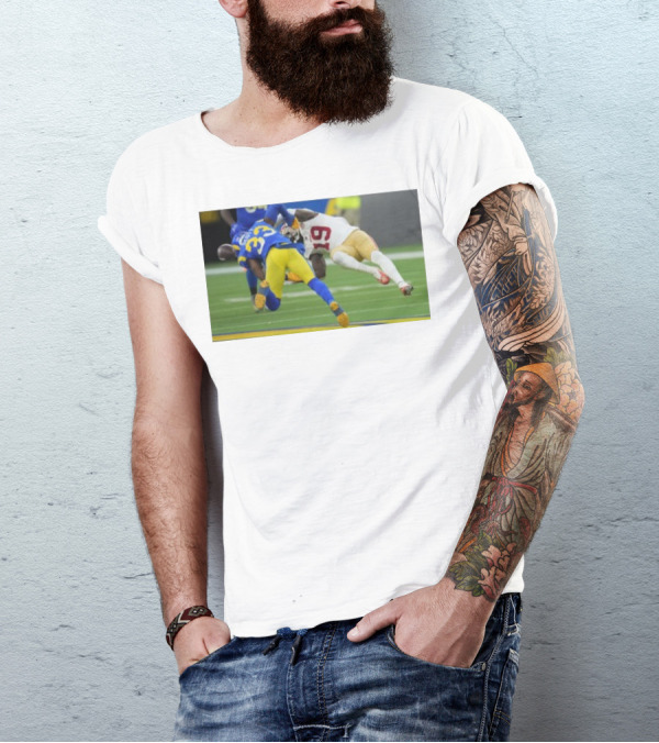 Nick Scott Tackling Deebo Samuel NFL Matchup T-Shirt