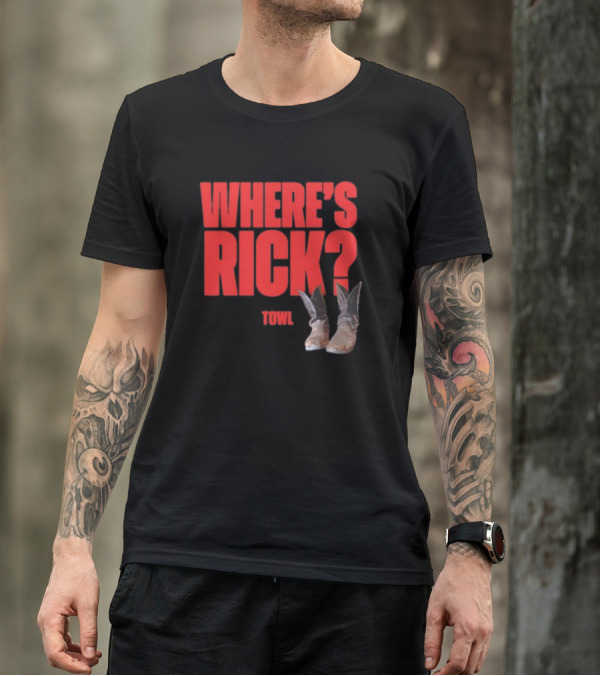 The Walking Dead Where's Rick Boots Towl T-Shirt