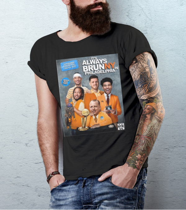 GangGang Cracks The Liberty Bell It's Always Brunny In Philadelphia NYK VB Bocker Back Pages T-Shirt
