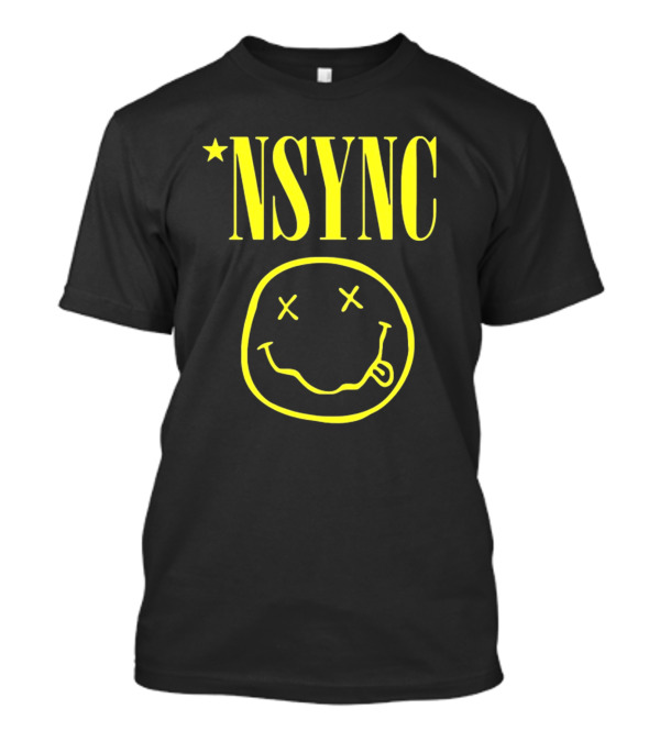 NSYNC Smiley Face Crossover T-Shirt
