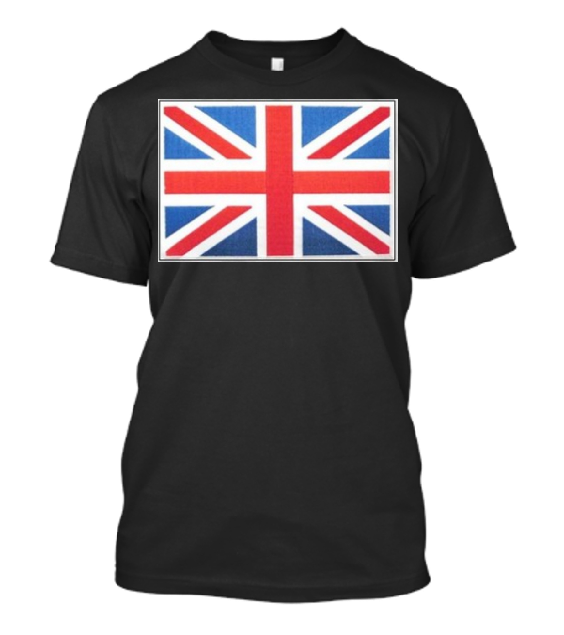 Screaming In Perfect English Union Jack Flag T-Shirt