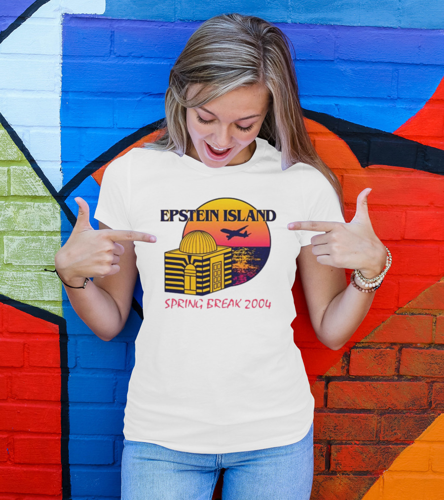 Shitheadsteve Epstein Island Airplane Dome Sunset Spring Break 2004 T-Shirt