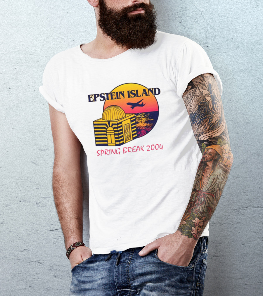 Shitheadsteve Epstein Island Airplane Dome Sunset Spring Break 2004 T-Shirt