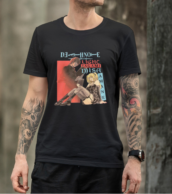 Death Note Light Yagami Misa Amane T-Shirt