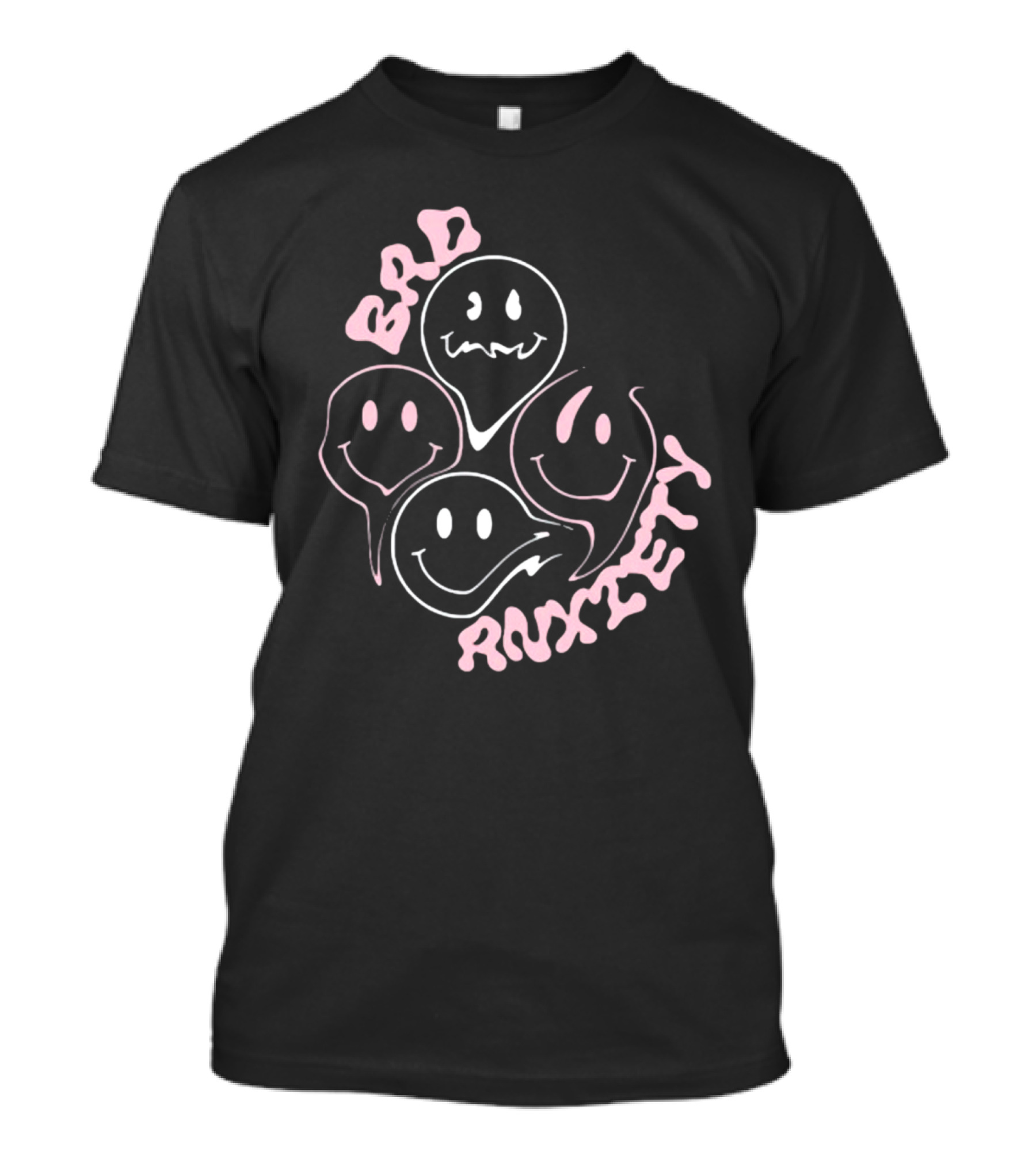 Megantheestallion Bad Anxiety Smiley Faces T-Shirt