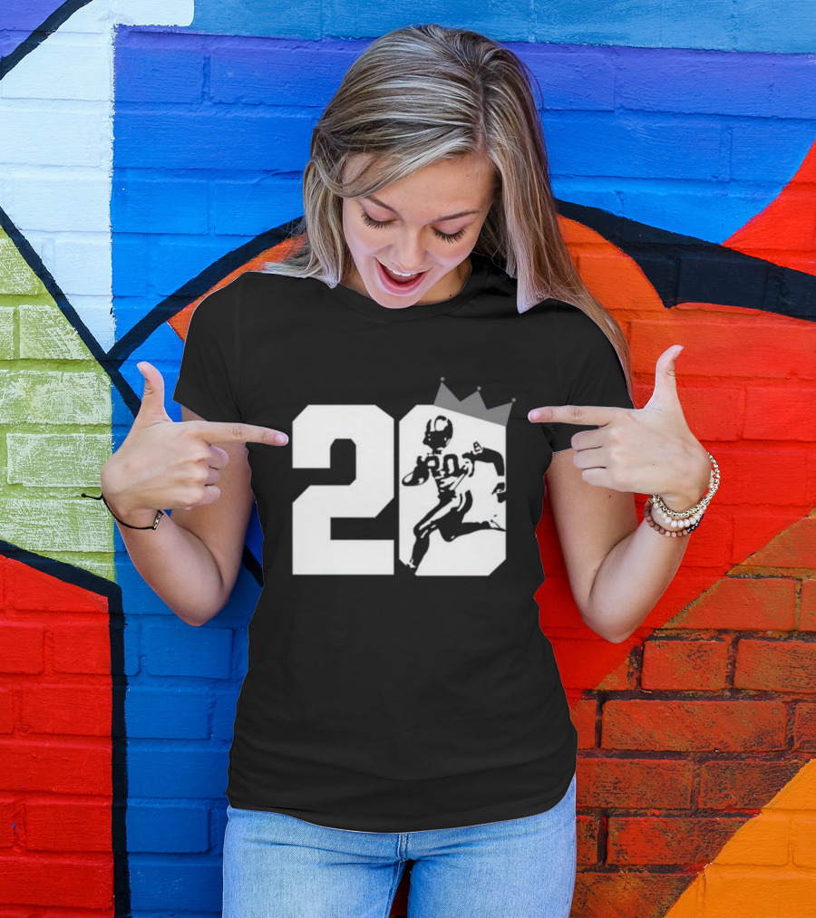 Barry King 20 Football Crown T-Shirt