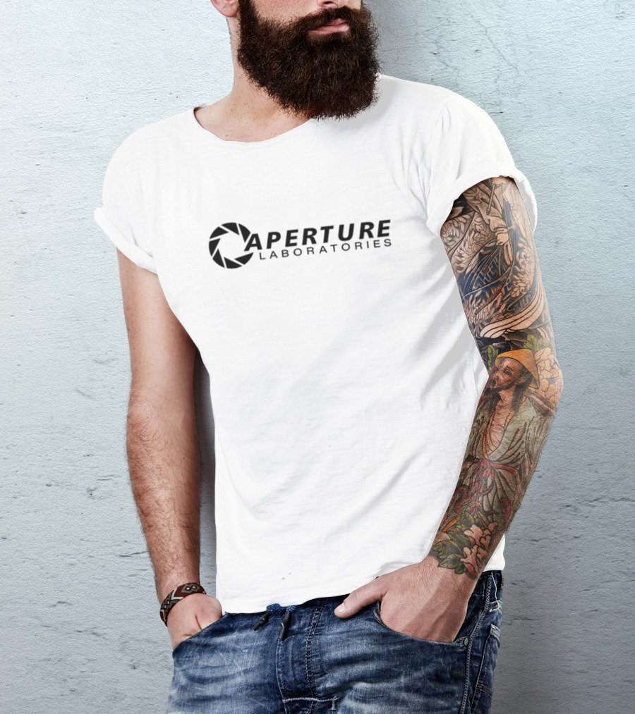 Aperture Laboratories Logo Iconic Science Fiction Gaming T-Shirt