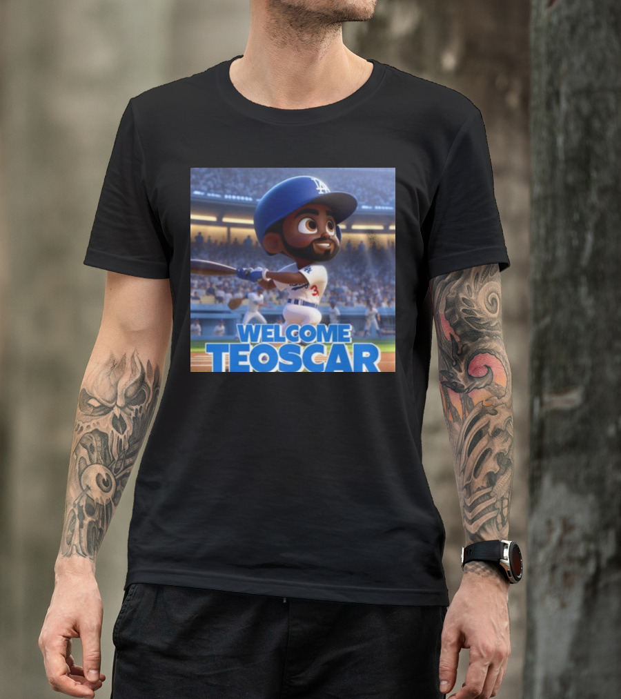 Doyersdave Welcome Teoscar Baseball Dodgers Stadium T-Shirt