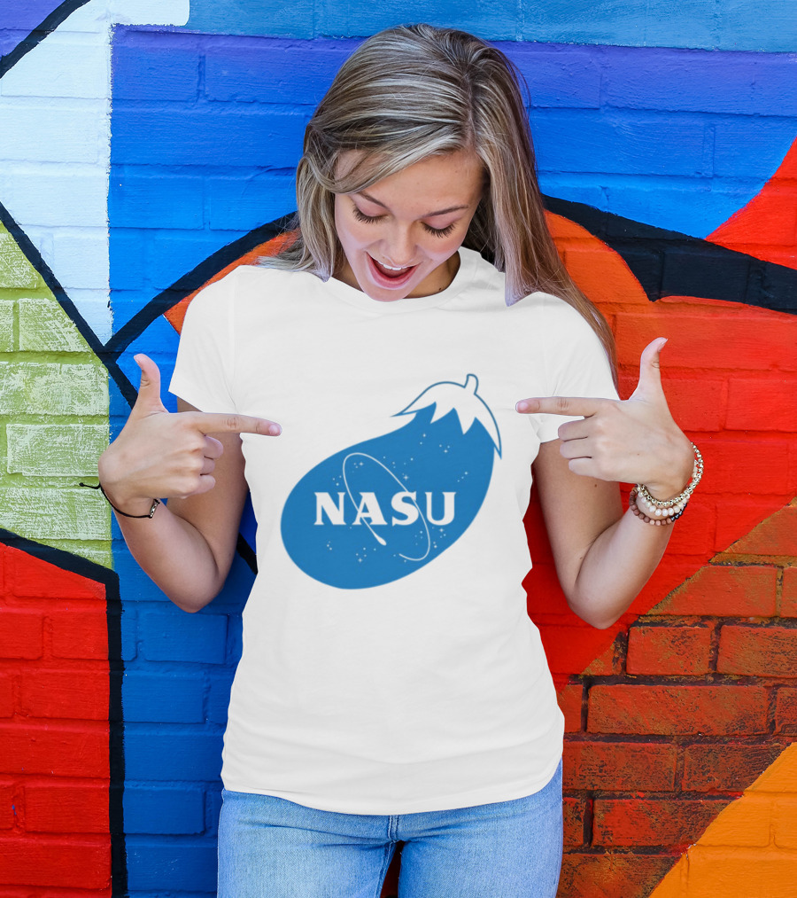 NASA Eggplant Nasu Space T-Shirt