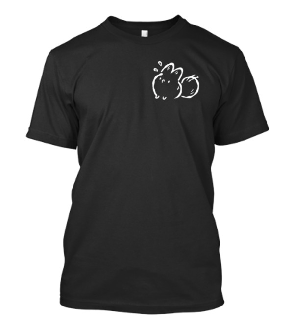 Anxiety Fox Go Away I'm Anxious Playful Cartoon Fox T-Shirt